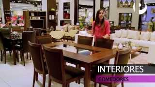 Interiores  Mesas de comedor y Comedores [upl. by Lydell347]