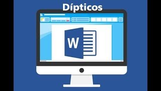 Díptico en word [upl. by Ahsaeym]