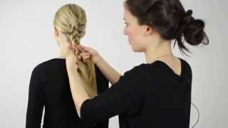 Haare flechten  Basic holländischer Zopf Dutch Braid  Flechtfrisur  Tutorial [upl. by Attoynek]