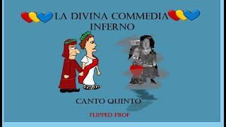 Il QUINTO CANTO in 3 minuti dellINFERNO La DIVINA COMMEDIA riassunto del Quinto Canto [upl. by Yrekaz717]