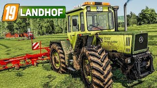 LS 19 Landhof 7 Frisches HEU mit Courseplay machen  LANDWIRTSCHAFTS SIMULATOR 19 [upl. by Einhpad]