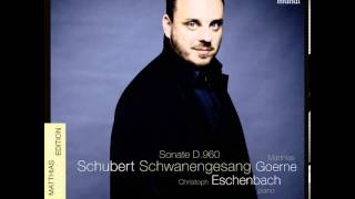 Schubert Die Stadt from Schwanengesang D 957  Matthias Goerne amp Christoph Eschenbach [upl. by Punak]