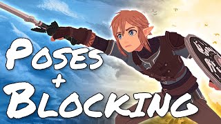 Animation Blocking  Finding Key Poses w Reference [upl. by Lletnuahs]