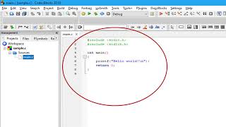 COMPILING AND EXECUTING CC PROGRAM USING CODE BLOCKS IDE [upl. by Yllehs]