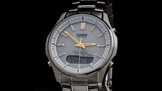 Casio LINEAGE 5161 time set [upl. by Llerrat]