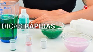 DICAS RÁPIDAS  Como fazer Slime [upl. by Noelle]