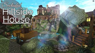 Secluded Hillside House  Tour  Bloxburg Roblox [upl. by Osbourne]