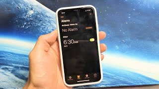 iPhone 11s How to Set Alarm  Tips [upl. by Hairom]