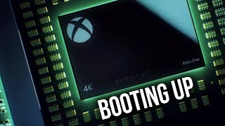 XBOX ONE X BOOTING UP IN 4K [upl. by Krasnoff]