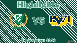 FärjestadHV71 Highlights [upl. by Hugh]