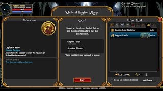 AQW How To Get Shadow Shroud LEGION CASTLE [upl. by Aicinat493]