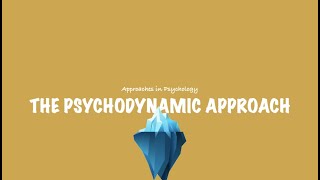 ALevel Psychology AQA The Psychodynamic Approach [upl. by Dachia729]