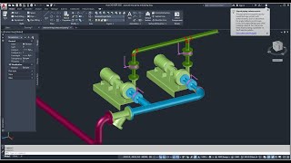 AutoCAD MEP Pumping and piping [upl. by Rozek706]