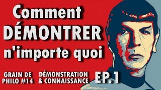 COMMENT DÉMONTRER NIMPORTE QUOI  Grain de philo 14 Ep1 [upl. by Ynabla]