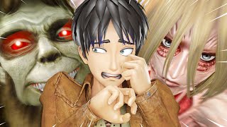 Eren Rejects Humanity and Becomes Monkey [upl. by Ellga]