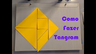 Como fazer tangram [upl. by Ihsir]