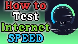 How to Test Your Internet Speed Speed Test [upl. by Arikehs656]