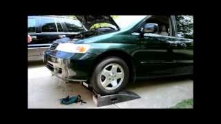 Honda Odyssey Transmission Fluid Change [upl. by Hsakaa]