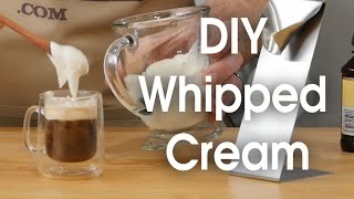 DIY whipped cream in 60 seconds [upl. by Amero778]