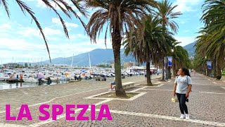 WALKING IN LA SPEZIA CITY CENTER  Liguria  Italy [upl. by Leumas]