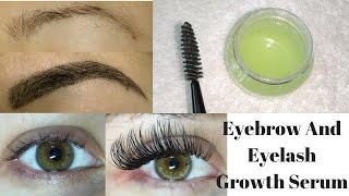 Grow Long Thick amp Strong Eyebrows amp Eyelashes In Just 5 Days  DIY Eyelash amp Eyebrows Growth Serum [upl. by Octavia]