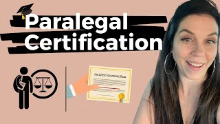 Paralegal Certification  Suggestions From a Paralegal Coach [upl. by Lederer]