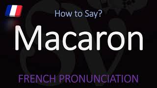 How do you pronounce Macaron CORRECTLY French Pronunciation [upl. by Hyacintha]