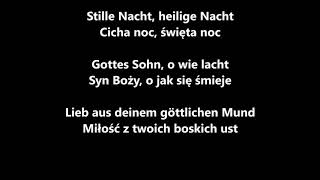 Stille Nacht  Cicha Noc Weihnachtsliedkolęda LYRICS Napisy DE PL [upl. by Allsun917]