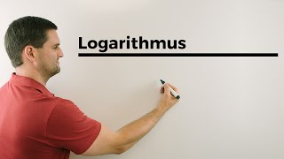 Logarithmus Anfänge Rechengesetze Logarithmieren  Mathe by Daniel Jung [upl. by Sergias989]