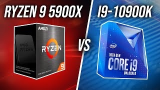 Theres A New King  AMD Ryzen 9 5900X vs Intel i910900K [upl. by Dalis]