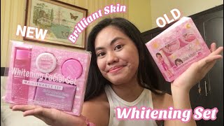 Brilliant Skin Whitening Set comparison unboxing  review [upl. by Aihpled]