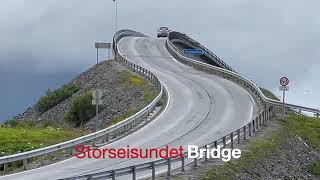 Storseisundet Bridge Norway [upl. by Lexerd]