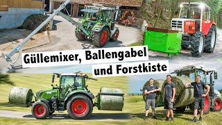 Güllemixer Forstkiste und Ballengabel von RKL Maschinenbau [upl. by Auhel]