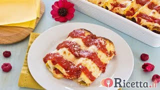 Cannelloni di carne  Ricettait [upl. by Racklin]