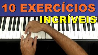 Top 10 Exercícios de Teclado para Iniciantes [upl. by Eiznekcam]