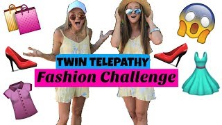 TWIN TELEPATHY Fashion Challenge  The Rybka Twins [upl. by Klimesh]