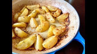 Greek Lemon Potatoes  Christine Cushing [upl. by Eiuqnimod267]