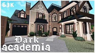 Cheap dark academia Home  Welcome to Bloxburg no advanced placing Bloxburg Build [upl. by Joed243]