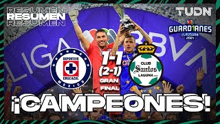 Resumen y goles  León 12 Cruz Azul  Campeón de campeones 2021  TUDN [upl. by Bronwen]