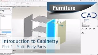 Introduction To Cabinetry Within SolidWorks Part 1 Multibodies [upl. by Anerrol]