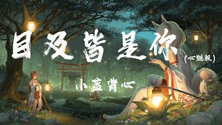 目及皆是你 心跳版  小藍背心『我戒不掉你 像戒不了呼吸，漫長的距離 我用思念來代替』【動態歌詞】 [upl. by Aruat642]