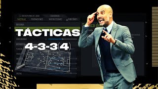 LA FORMACIÓN MÁS OFENSIVA Y DIVERTIDA DE FIFA 22 TÁCTICAS E INSTRUCCIONES DE LA 4334 [upl. by Agatha640]