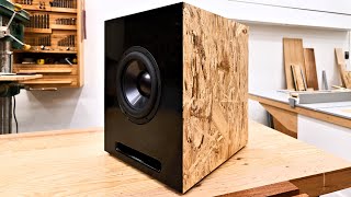 Making A Powered Sub Woofer  High Quality Bass  DIY Speaker [upl. by Loferski]