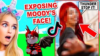 MOODYS FACE Was LEAKED By Her BROTHER On TIKTOK In Adopt Me Roblox [upl. by Hsirt468]