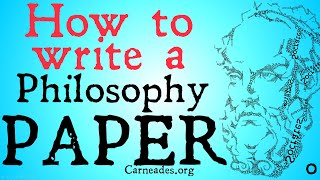 How to write a Philosophy Paper Basics [upl. by Harrod603]