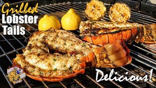 Grilled Lobster Tails Recipe  Lobster Tail  Weber Kettle [upl. by Becket385]