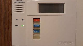 Replace Honeywell Ademco Alarm Battery [upl. by Nolrev420]