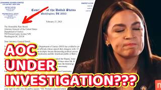 AOC TERRIFIED Begs DOJ to Reveal Investigation into Her Helping Migrants aoc newyork immigration [upl. by Llimaj365]