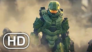 Master Chief Destroys Everyone amp Everything Scene 4K ULTRA HD  Halo Cinematic [upl. by Lesna]