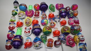 50 SURPRISE EGGS Huge Collection With Free Gift Inside [upl. by Schwejda173]